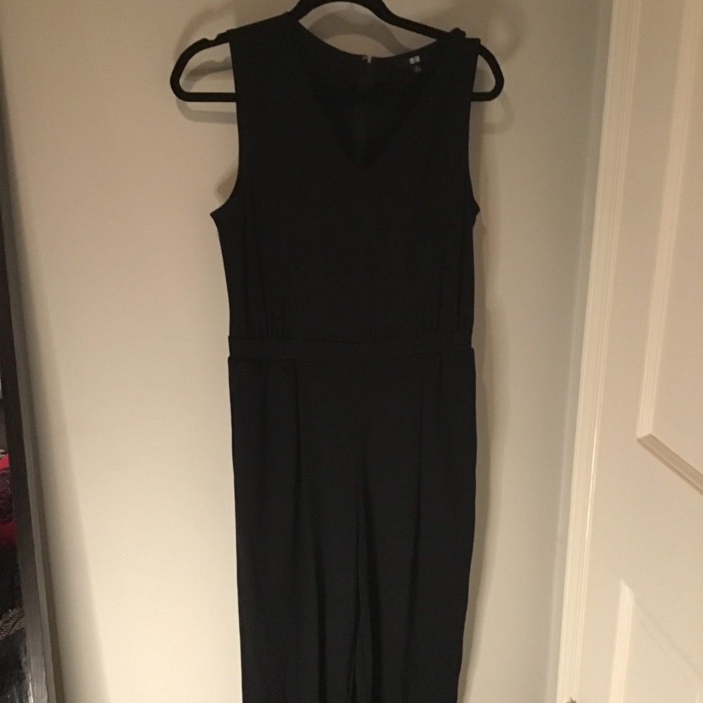 Uniqlo black jumpsuit